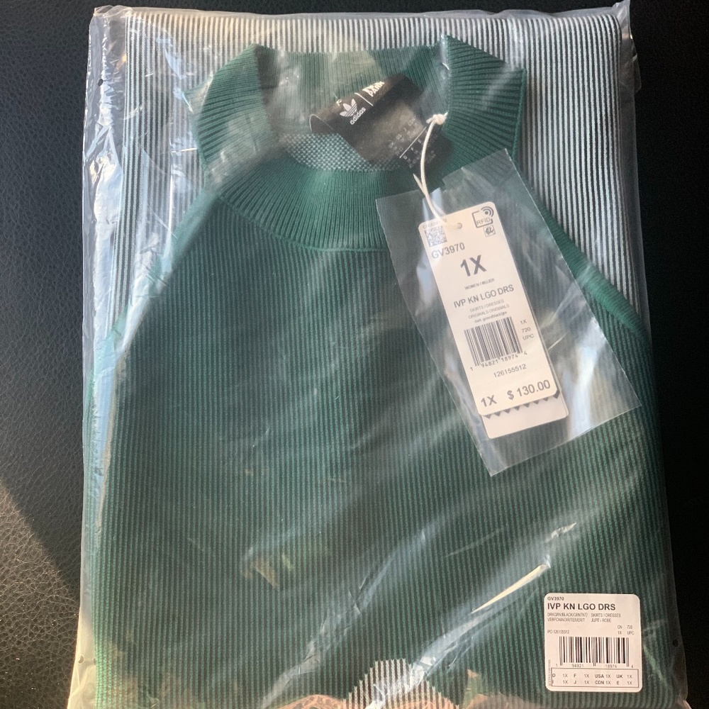 IVY PARK DRIP 2 KNIT LOGO DRESS